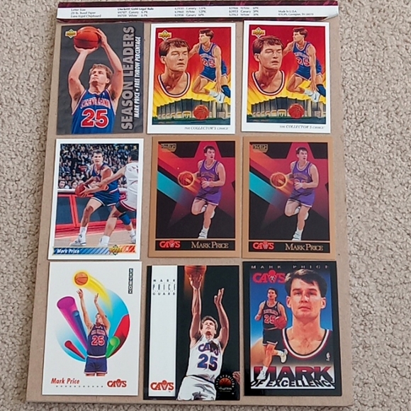 Lot of 36 Mark Price Cleveland Cavs basketball cards - Picture 5 of 16